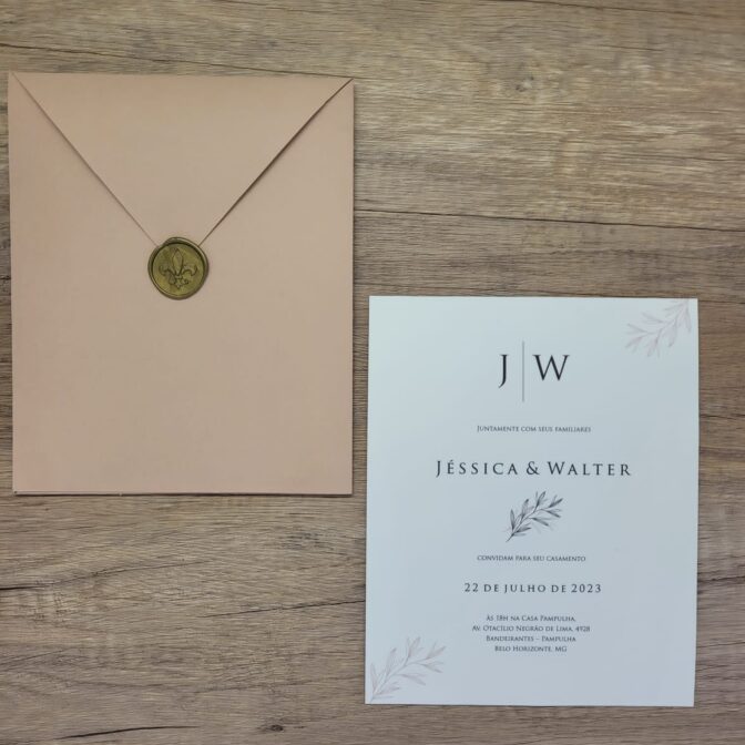  Convite de casamento